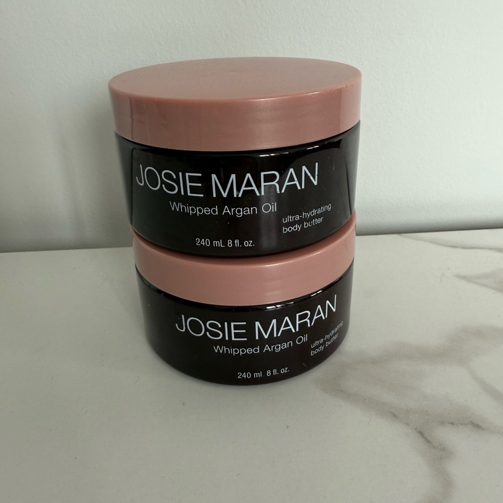 Josie Maran Whipped Argan Oil Body Butter - Coconut Chamomile 2pc 8oz